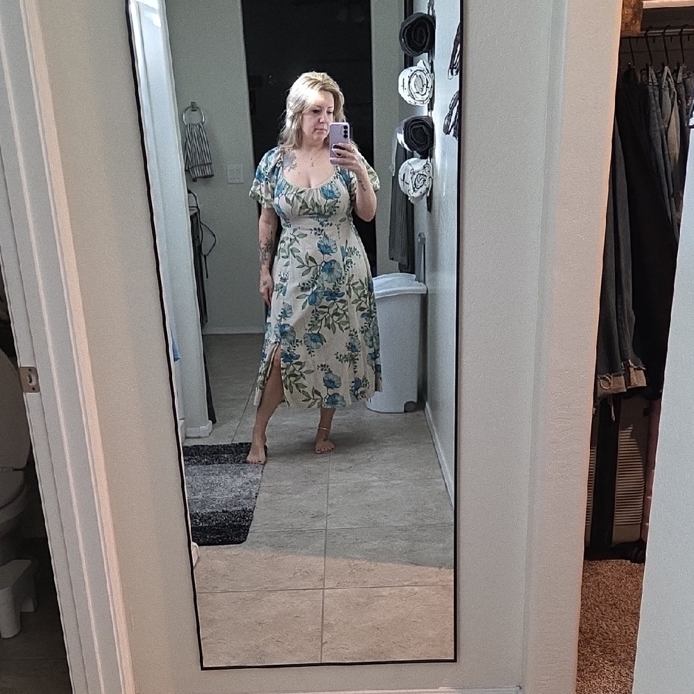 Floral Print Midi Dress
